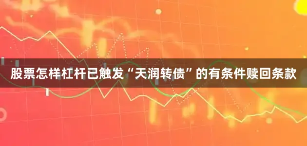 股票怎样杠杆已触发“天润转债”的有条件赎回条款
