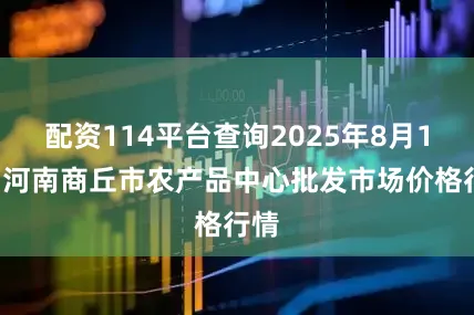 配资114平台查询2025年8月17日河南商丘市农产品中心批发市场价格行情