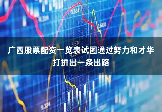 广西股票配资一览表试图通过努力和才华打拼出一条出路